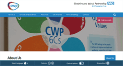 Desktop Screenshot of cwp.nhs.uk